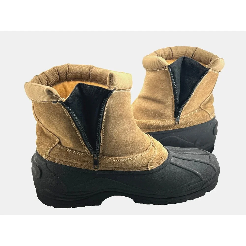 Asics Gel Kayano XI Winter Snow Duck Boots Mens 12 Suede Leather Waterproof RARE
